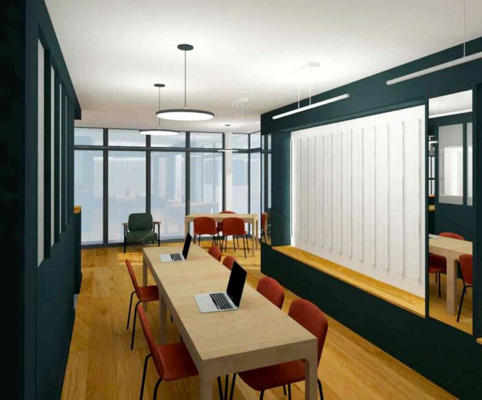 TRANSFORMATION MAGASIN D’OPTIQUE. Lo architectes